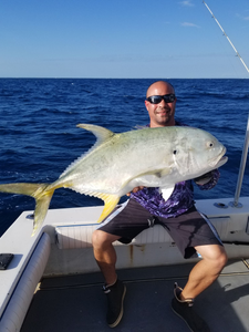 Giant trevally fish caught while fishing in FL