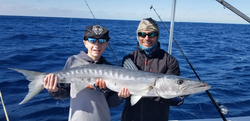 A large Great Barracuda fish caught while fishing in FL