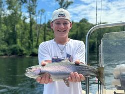 Casting for Rainbow Trout in Branson's charm