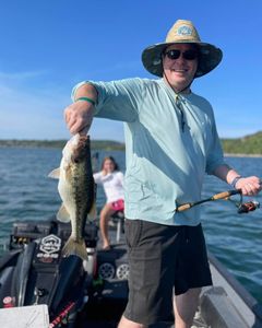 Largemouth bass caught while fishing in MO