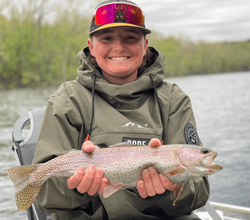 Rainbow trout caught in Branson
