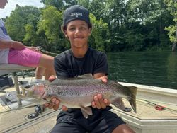 Rainbow Trout caught while fishing in Branson