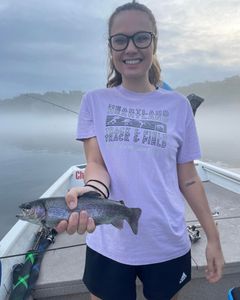 A rainbow trout caught while fishing in MO