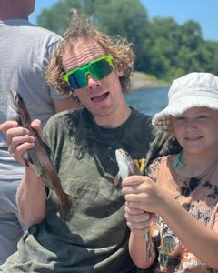 Two fishermen caught two small fish in Missouri