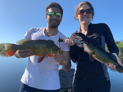 Two anglers fishing in Palmetto Bay