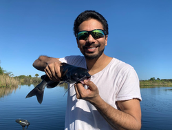A person fishing in Florida