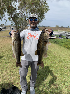 Two Florida Bass fishing in Palmetto Bay