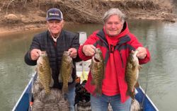 Two anglers with 4 smallmouth bass caught in Missouri