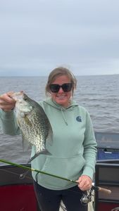 One Crappie fish caught in Sabine Parish