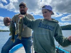 Two anglers fishing in WI