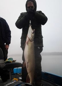 A person fishing in Phelps