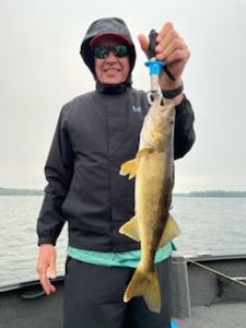 A person fishing in Phelps