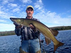 A person fishing in Phelps