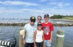 Four people fishing in Alabama
