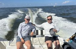 Two people fishing in Alabama