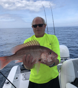 Two people fishing in the Gulf Shores