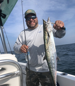 A large king mackerel caught during fishing in Gulf Shores