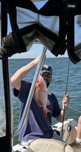 Lone angler fishing in the waters of Alabama