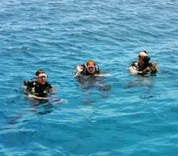 Three anglers enjoying their time at Florin Coffee