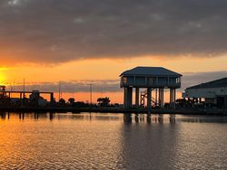View from the launch In Mississippi 