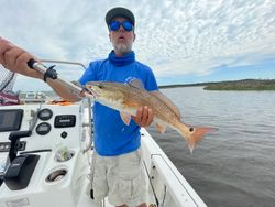 Redfish caught while fishing in Pass Christian