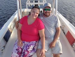 Two people fishing in Savannah