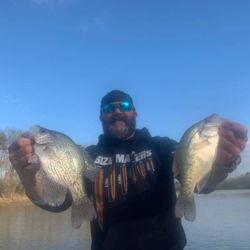 Two bluegill fish caught in GA