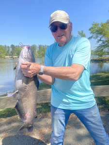 Caught a big one by the river!