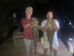2 big fish caught while fishing and hunting in GA