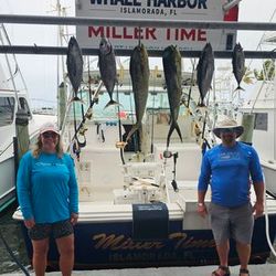 Three big fish caught while fishing in FL