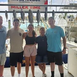 Four anglers fishing in Islamorada