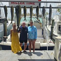 Great fishing trip with 5 big fish caught in Islamorada
