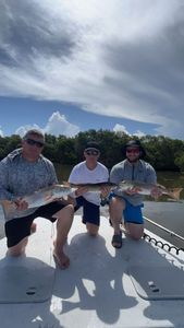 A redfish caught while fishing in Holmes Beach