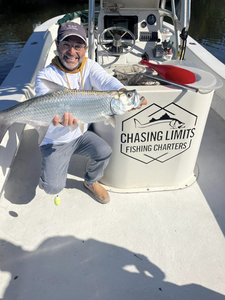 A tarpon fish caught in Holmes Beach
