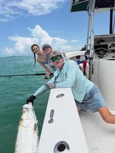 Tarpon fishing charter catch in Holmes Beach FL waters