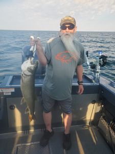 A person cruising, fishing, and taking tours in Erie