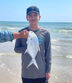 Florida Pompano caught fishing in Port Aransas TX