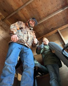 Two people hunting in TX