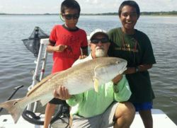 Three people fishing in Jacksonville