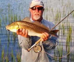 Angler enjoying a great day of fishing in FL