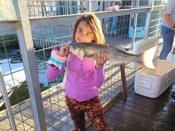 This kid got her Striper! She's good at this!