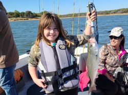 Kid had fun with her Striped Bass!