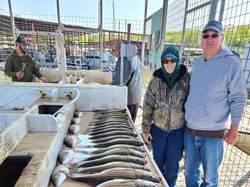 Three people fishing in OK