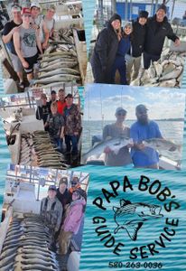 Striped bass caught while fishing in Kingston