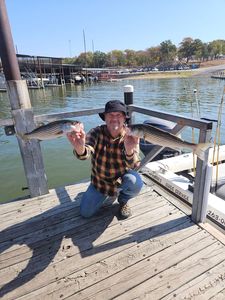 Two striped bass caught in OK