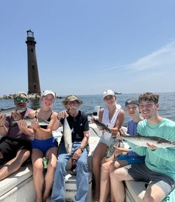 Two Spanish mackerel caught while fishing in Alabama
