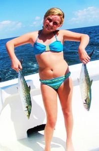 Two fish caught in Gulf Shores