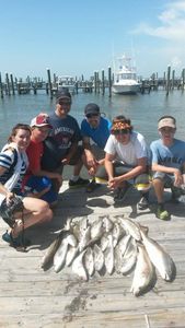 6 people fishing in Gulf Shores