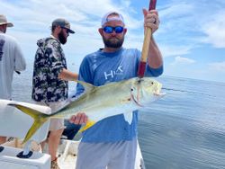 A photo of a Horse-Eye Jack fish caught during a fishing trip in Gulf Shores
