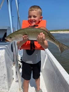Angler with huge fish in Gulf Shores